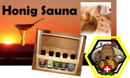 Honig Sauna Aufguss Set inkl. Holzträger